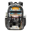 Cusangel Clear Black Backpack for women tpu XL bookbag Heavy