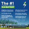 CB CHROMEBATTERY 12V 5.8AH Maintenance-Free Battery for Alarm Systems, Scooters,