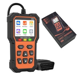 Fronzaron V521 Classic Enhanced OBD2 Scanner Diagnostic Tool, Automotive OBD car Code Reader Diagnosis Engine Light with Reset Fault for All Cars Since 1996 (Orange)