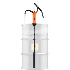 SMART JERRY - 55 Gallon Drum Pump | Heavy Duty Manual Rain Barrel Pump for Water, DEF & Corrosive Liquids | 9-14 oz per Stroke Lever Action Design​ | Fits 5-55 Gallon Drums
