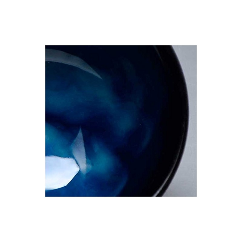 Kyo Ware KMG-044 Kiyomizu Ware Glass Nebula Tenmoku