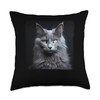 Nebelung Cats Kitten Nebelung Cat Throw Pillow