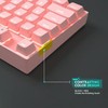 MageGee Pink Keyboard MK-Star Standard Mechanical Wired USB Keyboard Mouse