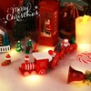 hatisan 2 Sets LED Christmas Fake Snow Blanket Roll with