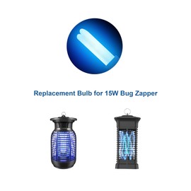 Dichroma E27 15W U Type Replacement Bulb for 15W Bug Zapper, Compatible with HOMESUIT, Yluces, POWIFY, Keuomy, YISSVIC, and Other Models (2 Pack)