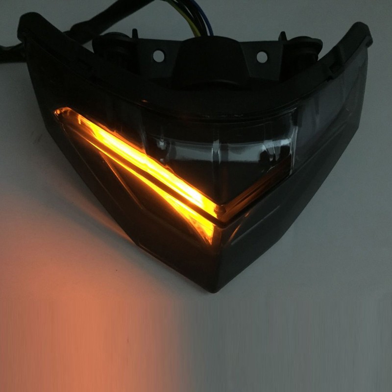 PACASK Motorcycle LED Rear Tail light Turn Signals for KAWASAKI