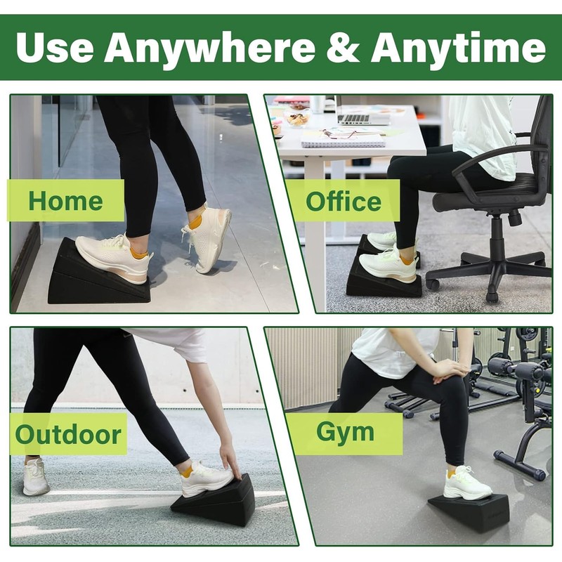 Slant Board 3pcs Squat Wedge Calf Stretcher Incline Board, 5