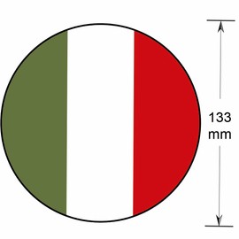 AK Giftshop Italian Italy Flag Bunting Party Decorations Flags - 12pcs / 2.5m Ribbon