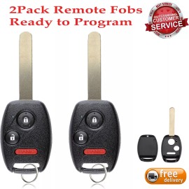 Autopro-tools 2 For 2005 2006 2007 2008 Honda Pilot Keyless Entry Remote Car Key Fob