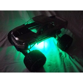 RC Underglow Traxxas Stampede Version 2, 24 Green LED light  (VXL / XL-5 / etc) Underglow Kit