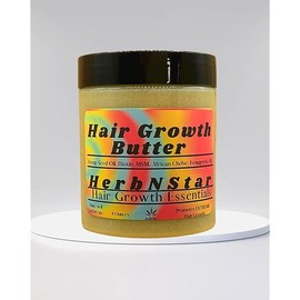 Hair Growth Butter 8 OZ for longer, stronger, thicker, fuller, healthier hair! Conditions, Strengthens, Protects from the Elements, Increases Elasticity, and Promotes Extreme Hair Growth!