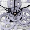 GRIRIW 1Pc Chic Retro Gear Wall Clock Industrial Style Decorative