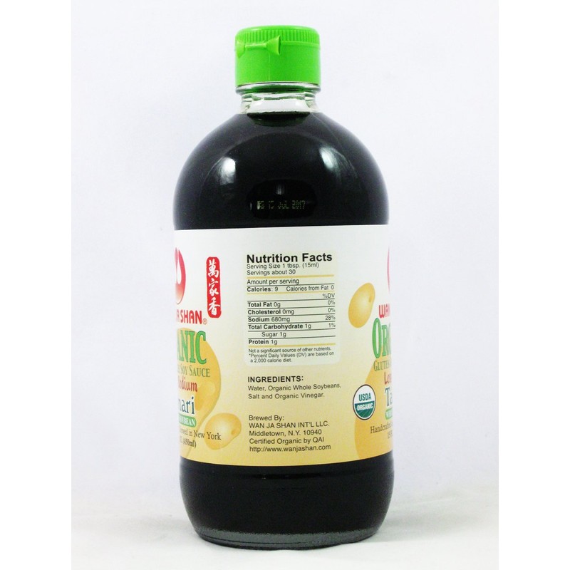 Wan Ja Shan: Organic Gluten Free Less Sodium Tamari (1