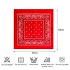 SJUNJIE Pack of 8 Bandanas 54 x 54 cm Bandana