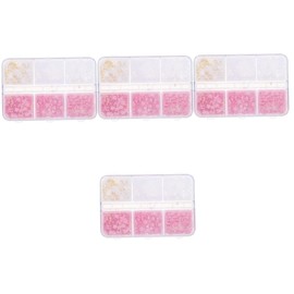 Healeved 4sets Flowers for Nails Delicate Nail Charms Removable Petal Flower Decorations Compartment Kit for Personal Style and Creative Expression