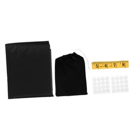 Gatuida 1 Set Portable Blackout Curtain Set of DIY Cuttable Window Shades for Travel Nursery Office Bedroom Blocks Noise Light Easy to Clean Cloth Material