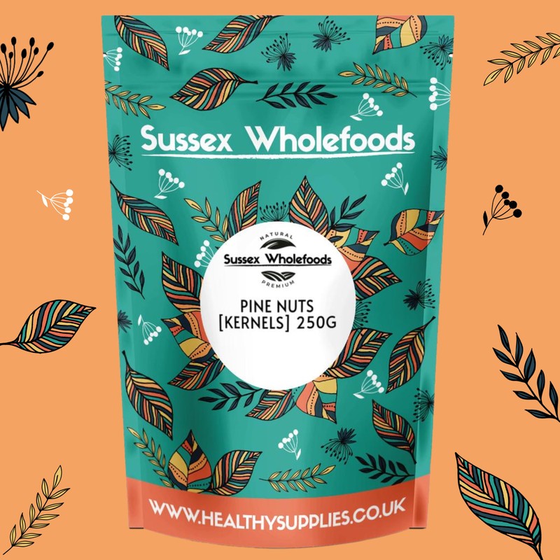 Sussex Wholefoods Pine Nut Kernels 250g: Premium Quality, Nutty Flavour,