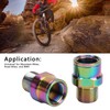Bicycle Pedal Extender Titanium Alloy Bike Pedal Extension Shaft for