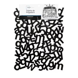 HOMESTYLO Tapete Fregadero Tarja Proteccion Elegante Minimalista Negro