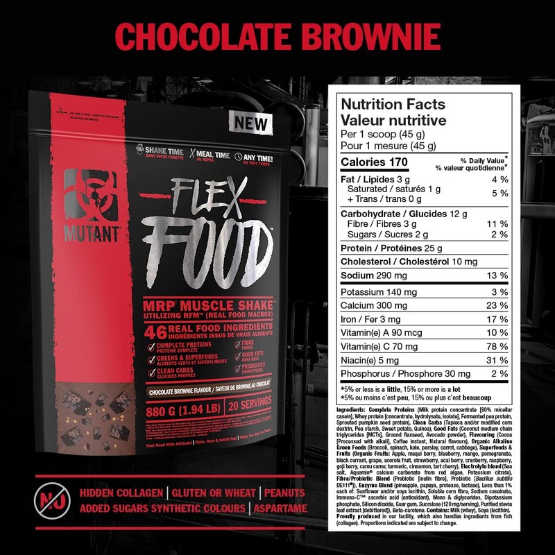 Flex Food Vanilla Cupcake 880 g