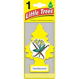 LITTLE TREES Car Air Freshener | Hanging Paper Tree for Home or Car | Vanillaroma | 6 Pack
