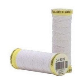 Gutermann Elastic Thread 11 Yards-White