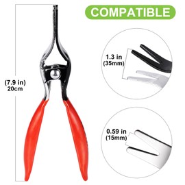 Toolwiz Automobile Hose Removal Pliers, Auto Fuel, and Vacuum Line Tube Hose Remover Pliers, Separator Tools Pipe Repairing Tool for Marine, Oil, Hosepipes Vehicle
