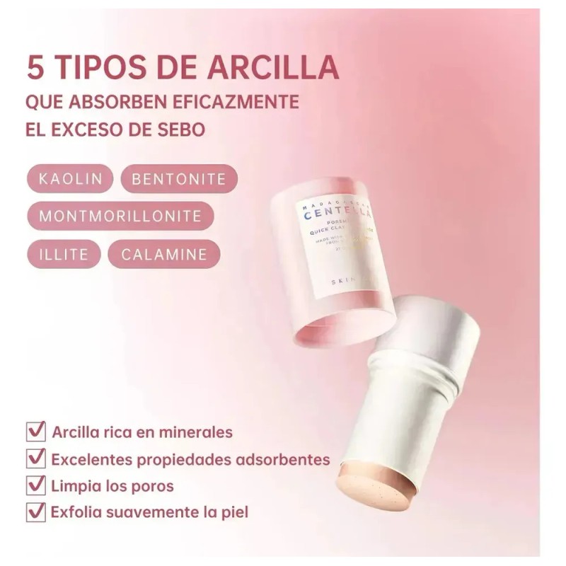Barra De Arcilla Rápida Para Servir Centella De Madagascar