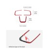 BETTERHUMZ Car Steering Wheel Button Frame Trim for Ford Mustang