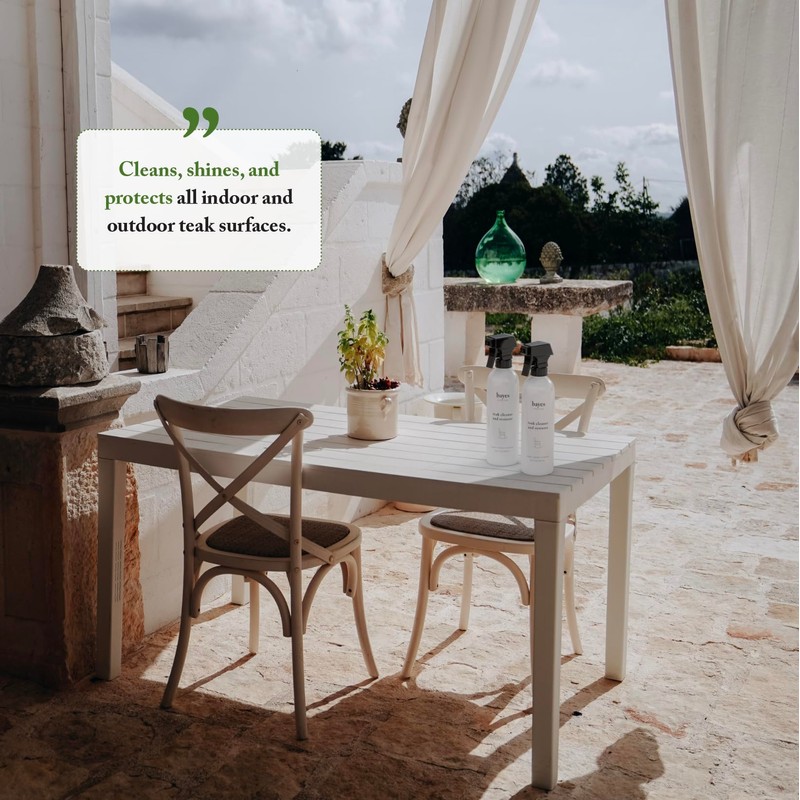 Bayes High Performance Teak Cleaner & Restorer - Cleans, Shines,