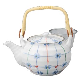 Flower Lattice No. 4 Earthenware Pot (U) 6.7 x 4.9 x 3.9 inches (17 x 12.5 x 10 cm), 21.8 fl oz (630 cc) | Teapot |