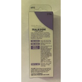 Sally Hansen Quick Care Seal & Shine Top Coat (3196) with Bamboo with Brush Tip
