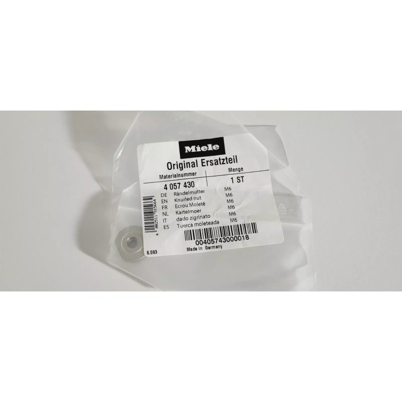 Miele Range/Ovens M6 Knurled Nut # 4057430