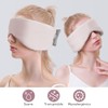 Antifaz para Dormir, Disponible a Doble Cara, Suave y Cómoda,