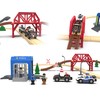 Wooden Train Set for Toddlers, 52Pcs Train Toy with Railway