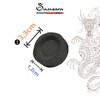 Non-toxic vegetable charcoals for incense from grains, resins and leaves,