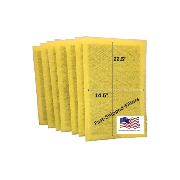 Fast-Shipped-Filters 7 Pack 16x25 Replacement Filter Pads Compatible with MicroPower