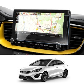 WEIPIN 10,25 zoll Navigation Panzerglas Schutzfolie für Kia Ceed SW GT Line Proceed GT XCeed 2022 2023 2024, Gehärtete glas Schutzfolie für Kia Ceed mit aus Anti-Fingerabdruck