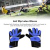 Goalkeeper Gloves, Non-Slip Goalkeeper Gloves 1 Pair Bright Colors for