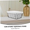 MAGICLULU Metal Wire Baskets with Liners Versatile Storage Bins for