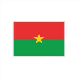 Womaha 30 Sheets Temporary Burkina Faso Flag Tattoos for Kids Adults Fans Fake Face Tattoo Stickers