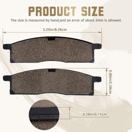 Cyleto Pastillas de freno delanteras para Yamaha TTR125 TTR 125 TTR125L TTR 125L TTR125LE 2000 2001 2002 2003 2004 2005 2006 2007 2008 2009-2015