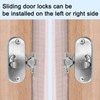 Sliding Door Lock 90 Degree Movable Door Right Angle Buckle