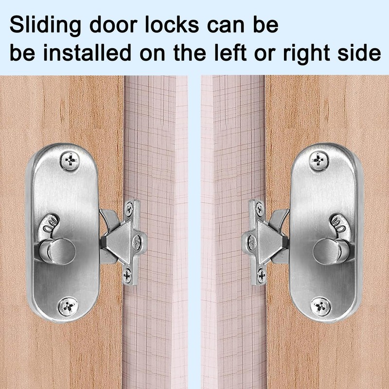 Sliding Door Lock 90 Degree Movable Door Right Angle Buckle