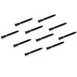 Gedotec Connecting Screws Cabinet Furniture Connector Screws - Confirmat | Furniture Screw 7 x 70 mm | Bore Diameter 5 mm | Steel Black | Pack of 50 - Cabinet Connector for Body Construction &