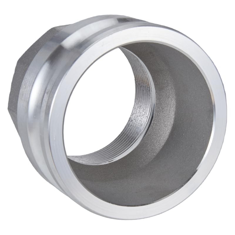 Aluminum Type AR Camlock Fitting, 4" Male Camlock x 3"