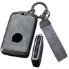 [ontto] Volvo Key Case, Key Cover, PU Leather, Alloy, Compatible
