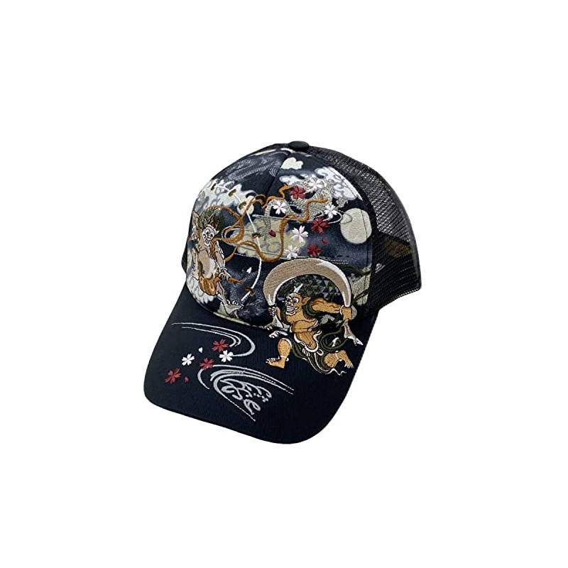 Ken Onishi Sales Embroidered Mesh Cap Wind God and Thunder