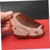 OATIPHO Small Bunny Comb Set 2pcs Portable Wooden Hair Combs
