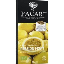 Pacari Passion Fruit Chocolate Bar - 1.76 oz. - 50 g.